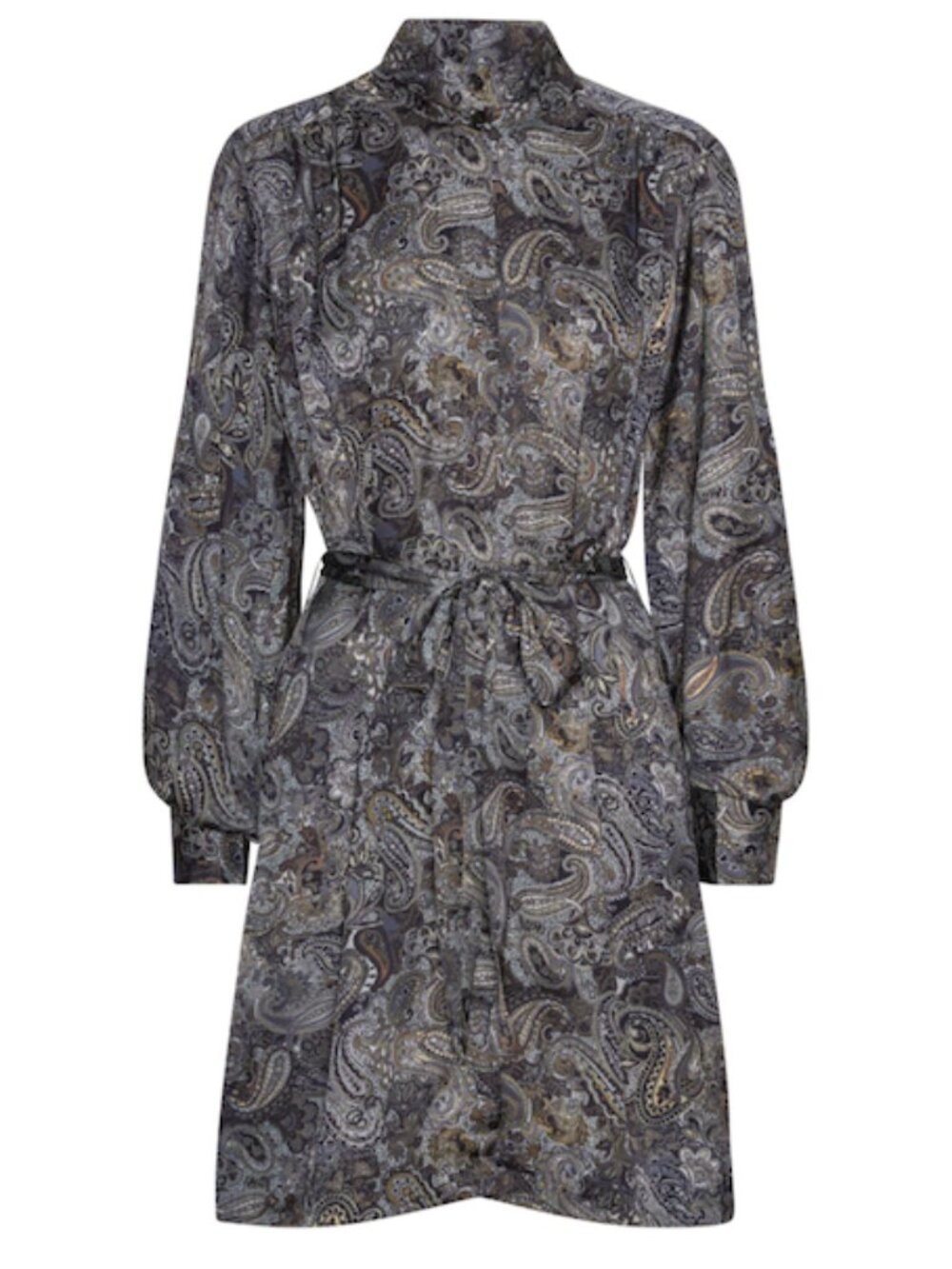 Karmamia Noelle Dress Gaia Paisley Long Sleeve Mini Dress NWT Size S